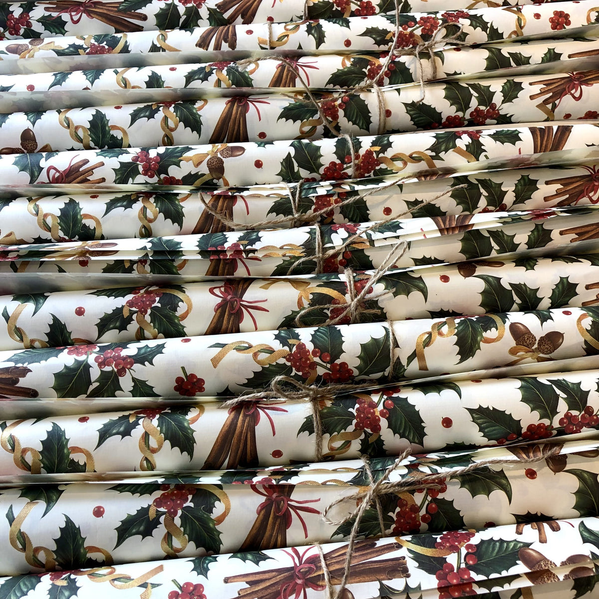 Christmas Wrapping Paper, Holly