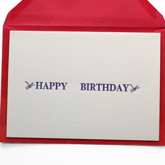 Happy Birthday Dragonflies Greeting Card