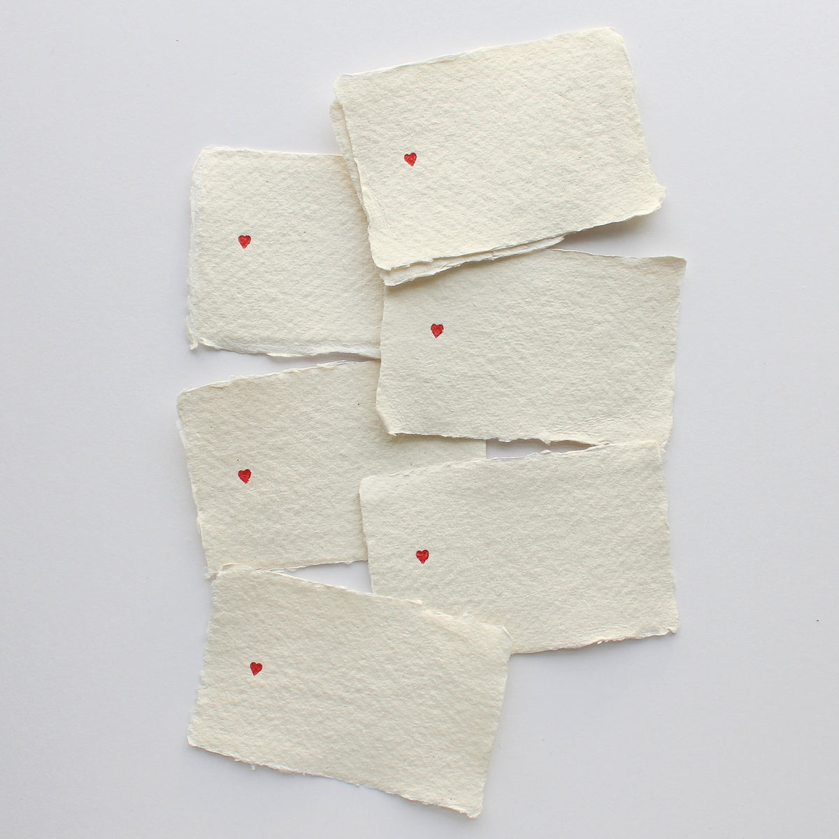 Place Cards, Tiny Heart, Set of 6