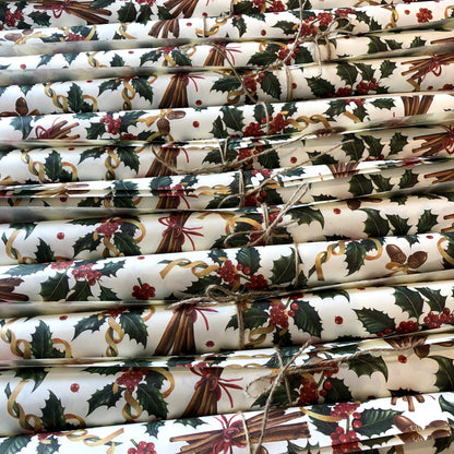 Christmas Wrapping Paper, Holly