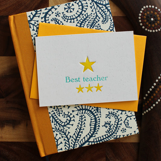 Best Teacher Greeting Card