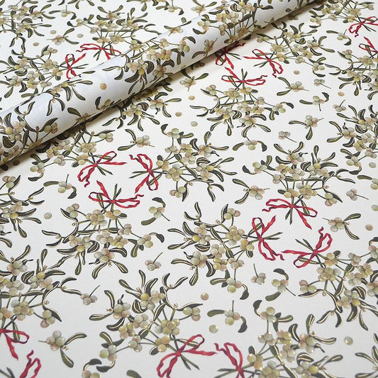 Christmas Wrapping Paper, Mistletoe