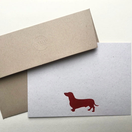 Daschund Greeting Card