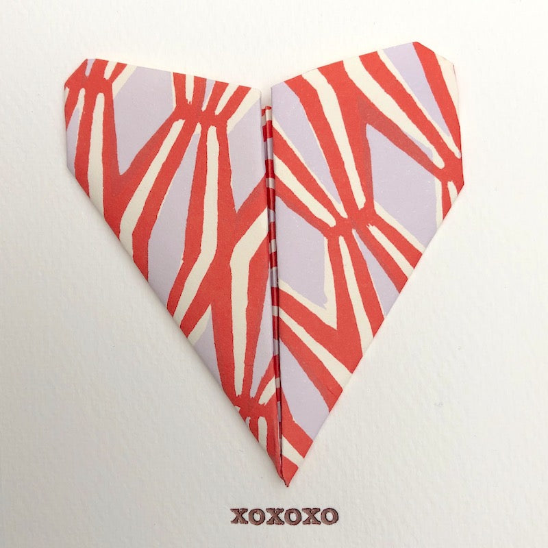 Origami Heart Greeting Card