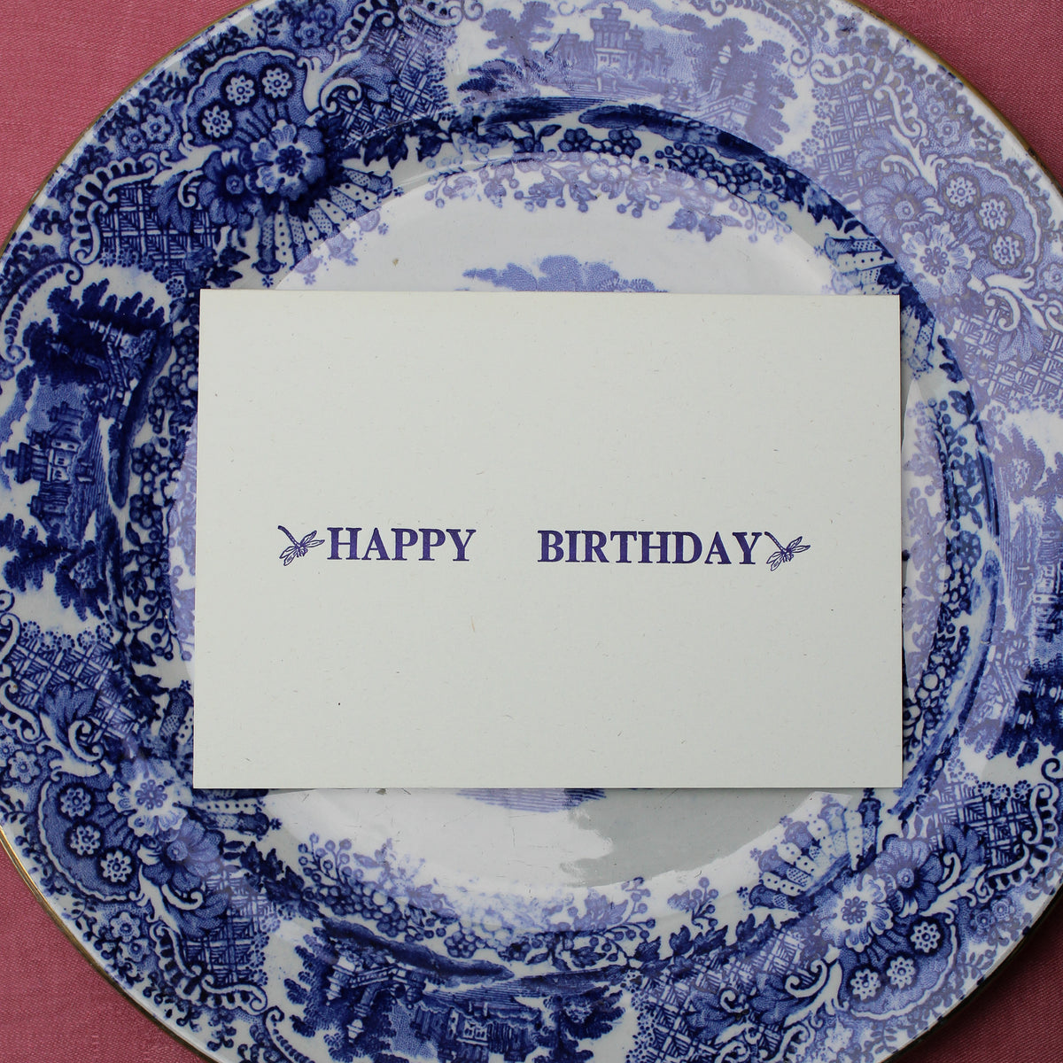 Happy Birthday Dragonflies Greeting Card