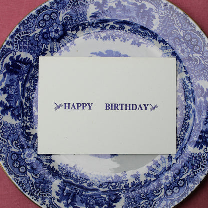 Happy Birthday Dragonflies Greeting Card