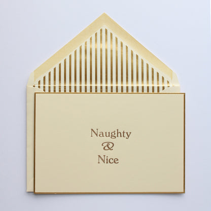 Naughty & Nice Christmas Card
