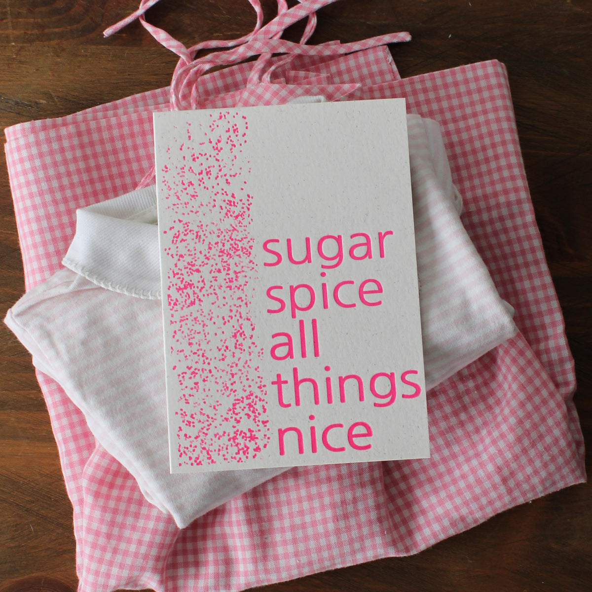 Pink Sugar & Spice Greeting Card