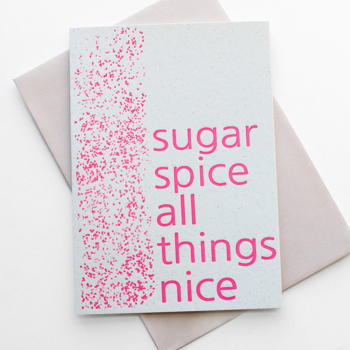 Pink Sugar & Spice Greeting Card