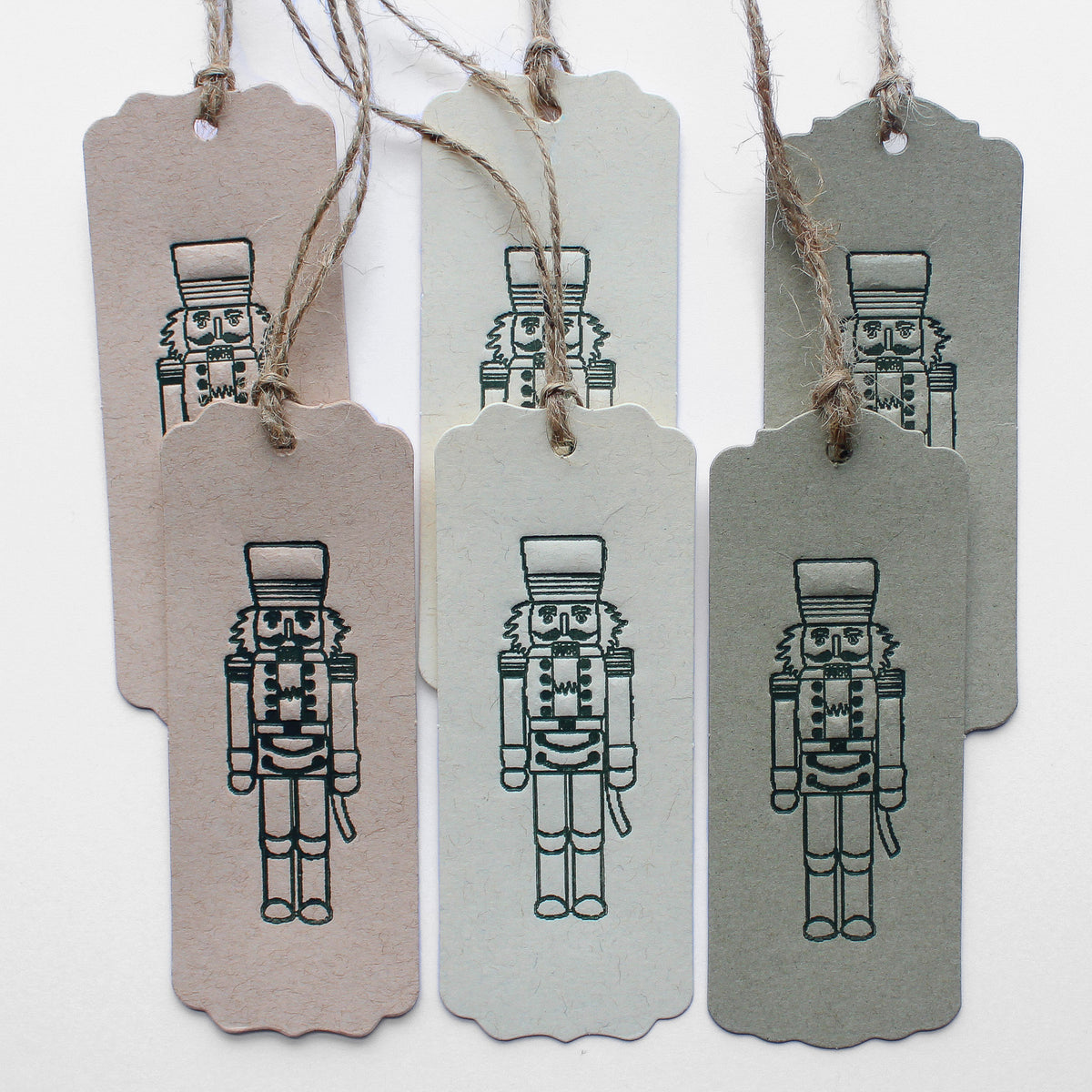 Nutcracker Christmas Gift Tags, Set of 6