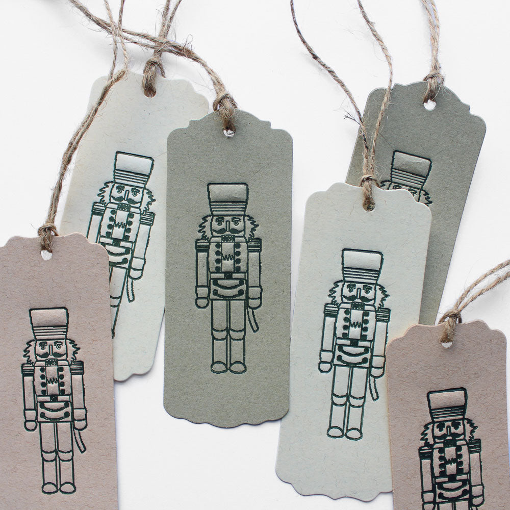 Nutcracker Christmas Gift Tags, Set of 6