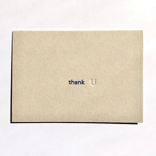 Thank U Greeting Card
